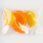 Фигурка для поделок и декора «Дольки апельсин, лимон», набор 4 шт., размер 1 шт. — 5 × 2,3 × 3 см - фото 7371465