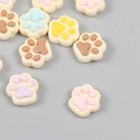 Декор для творчества пластик "Лапка" МИКС 1,3х1,3 см 9767055