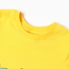 Футболка для мальчика"Динозавры у вулкана", цвет жёлтый , рост 122-128 см - Фото 2