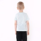 Футболка для мальчика "Динозавры BOOM!! ROO ARR!", цвет светло-голубой, рост 110-116 см 9921471