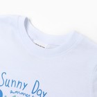 Футболка для девочки "Sunny Day клубничка", цвет белый, рост 122-128 см - фото 41197727 Футболка для девочки "Sunny Day клубничка", цвет белый, рост 122-128 см - фото 41197727