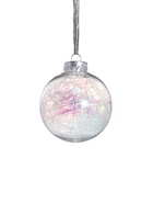 Ёлочные игрушки «Сияние», шары новогодние, d=8 см, набор 2 шт., перламутр - Фото 3