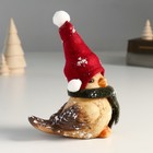 Фигурка керамика «Воробышек в шапке-колпаке и шарфике», 11×6.5×10 см - Фото 2
