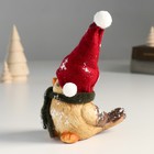 Фигурка керамика «Воробышек в шапке-колпаке и шарфике», 11×6.5×10 см - Фото 4