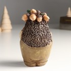 Фигурка полистоун «Ёжик с жёлудями, в веночке из жёлудей», 8×9×12.5 см - Фото 3