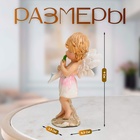 Фигурка полистоун «Ангелочек-музыкант: игра цветов», 3.5×4.5×9 см, МИКС - Фото 2