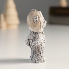 Фигурка полистоун «Мишка в шапке; колпаке, стоит», серый, 4×3×7 см, МИКС - Фото 4