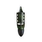 Груз-кормушка пластиковая X-FEEDER PL CAMO BULLET FLYING-2 M, цвет камо, 100 г, 32 мл 9735009 - фото 10912125