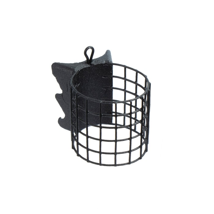 Груз-кормушка металлическая X-FEEDER ME BATMAN M GRID, цвет Matt Black, 50 г, 30 мл - Фото 1