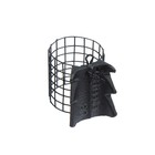 Груз-кормушка металлическая X-FEEDER ME ALLIGATOR M GRID, цвет Matt Black, 80 г, 35 мл 9735060 - фото 12818483