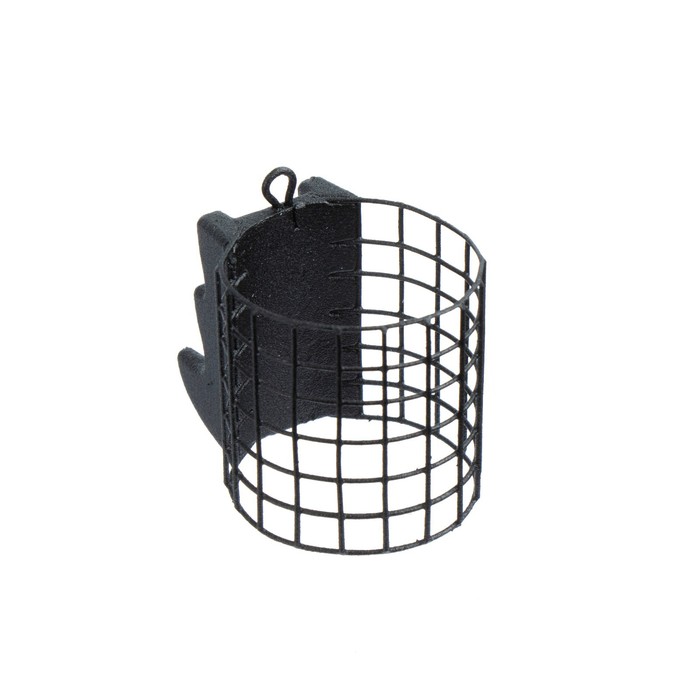 

Груз-кормушка металлическая X-FEEDER ME GRIP M GRID, цвет Matt Black, 50 г, 28 мл