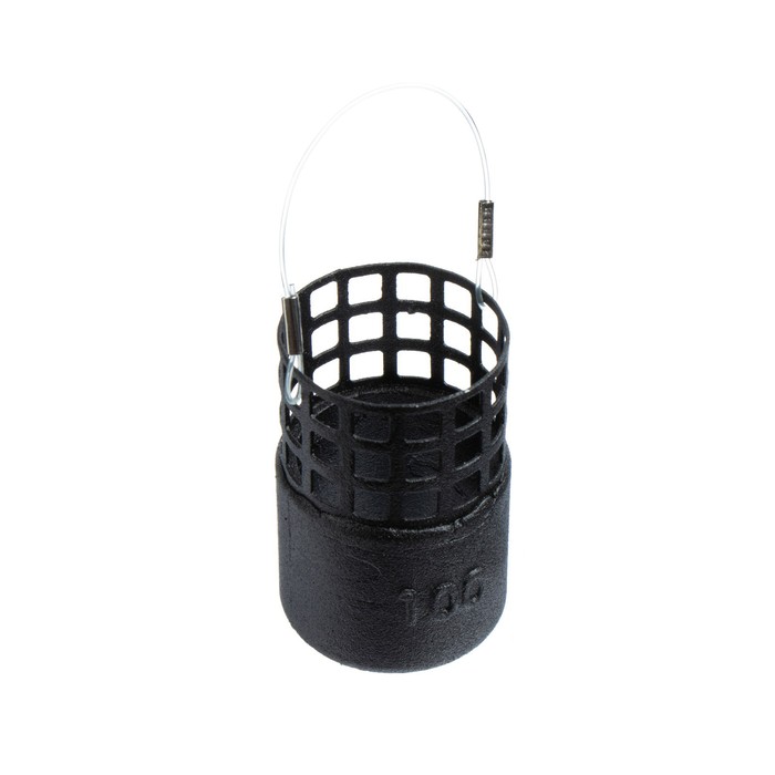 

Груз-кормушка металлическая X-FEEDER ME BULLET HAWK M PERFO, цвет Matt Black, 100 г, 30 мл