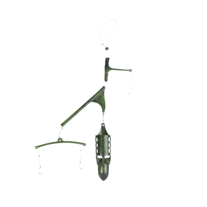 Монтаж фидерный донный X-FEEDER SHARK, кормушка BULLET FLYING-2, 50 г - Фото 1