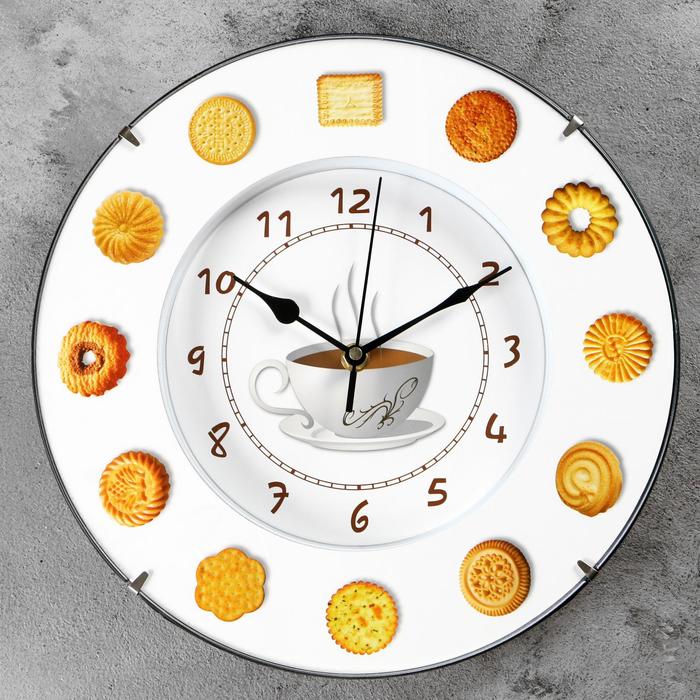 Часы настенные, серия: Кухня, "Печеньки", d-30 см - Фото 1