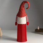 Кукла интерьерная свет "Дед Мороз красный в белом жилете" 18х12х65 см - Фото 4