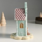 Фигурка полистоун «Пряничный домик голубой с розовой крышей», 13×13×20 см - Фото 2