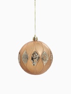 Ёлочные игрушки «Гэбриэл», шары новогодние, d=8 см, 2 шт., блеск, коричневый - Фото 3