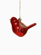 Ёлочные игрушки 2 шт. «Зимнее волшебство. Пташка» пластик, 7×10 см, красный - Фото 3