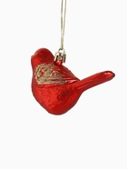 Ёлочные игрушки 2 шт. «Зимнее волшебство. Пташка» пластик, 7×10 см, красный - Фото 8