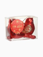 Ёлочные игрушки 2 шт. «Зимнее волшебство. Пташка» пластик, 7×10 см, красный - Фото 9