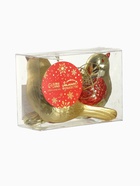 Ёлочные игрушки 2 шт. «Зимнее волшебство. Пташка» пластик, 7×10 см, золото - Фото 9