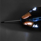 Перчатка ТУНДРА, со светодиодным фонариком и ремешком, правая - Фото 4