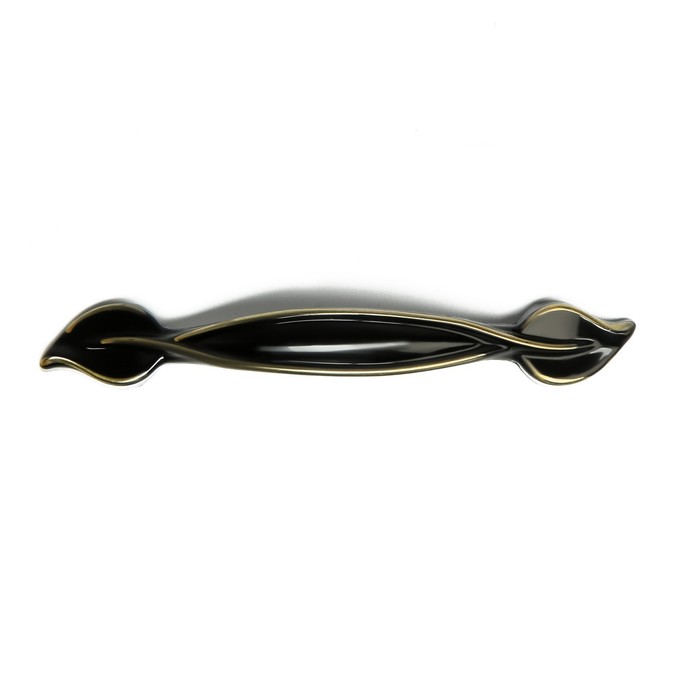 Ручка скоба CAPPIO RSC290, м/о 96, цвет черно-золотой