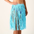 Гавайская юбка, 60 см, цвет голубой - фото 319960505