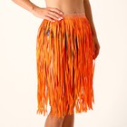 Гавайская юбка, 60 см, цвет оранжевый - фото 3448765