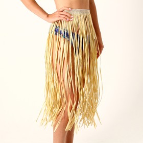 Гавайская юбка, 80 см, цвет бежевый
