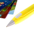3D ручка, набор PCL пластика светящегося в темноте, мод. PN016, цвет желтый - фото 7577728