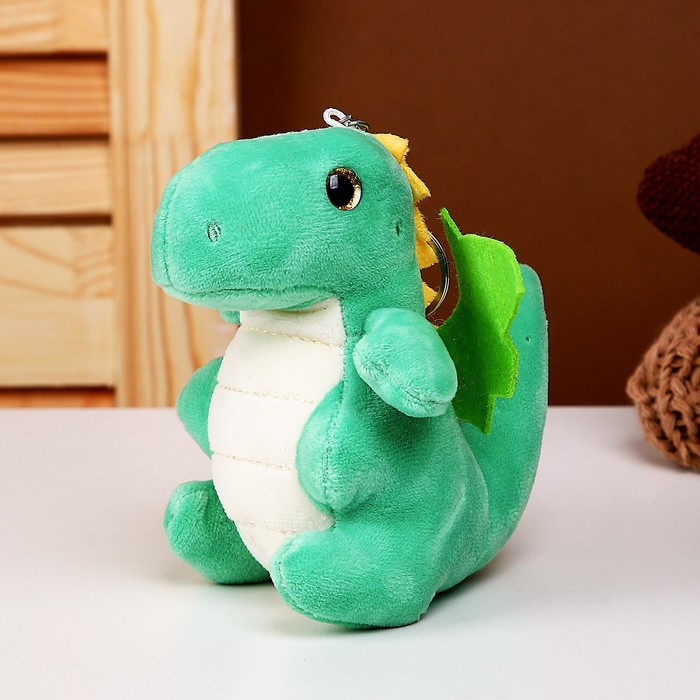Мягкая игрушка «Дракончик» на брелоке, 13 см, цвет МИКС - Фото 1