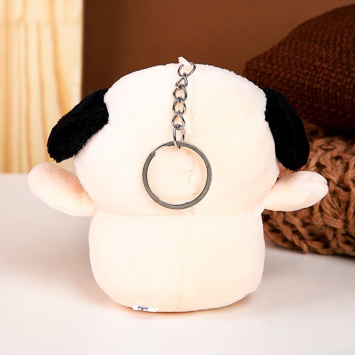 Мягкая игрушка «Мопс», на брелоке, 10 см 9672522