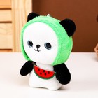 Мягкая игрушка «Панда», на брелоке, 11 см, цвета МИКС - фото 3613738