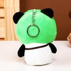 Мягкая игрушка «Панда», на брелоке, 11 см, цвета МИКС - фото 3613739