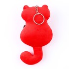Мягкая игрушка «Кот с бантиком», на брелоке, 16 см, цвета МИКС - Фото 2