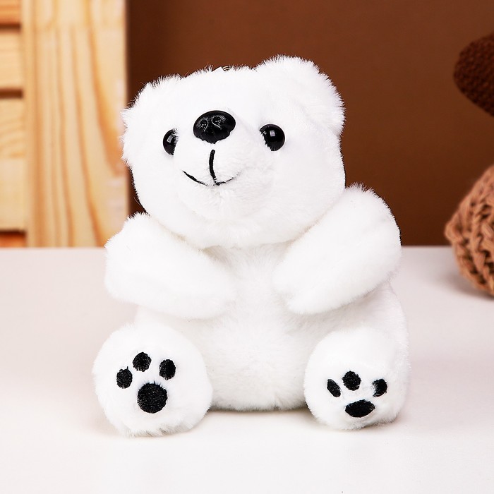 Мягкая игрушка «Медвежонок», на брелоке, 11 см - Фото 1