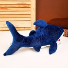Мягкая игрушка «Акула», 40 см, цвет синий - Фото 3