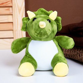 Мягкая игрушка «Динозавр», 19 см, цвет зеленый