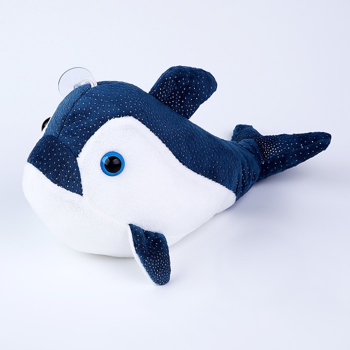 Акула опт. Большая мягкая игрушка акула синего цвета.
