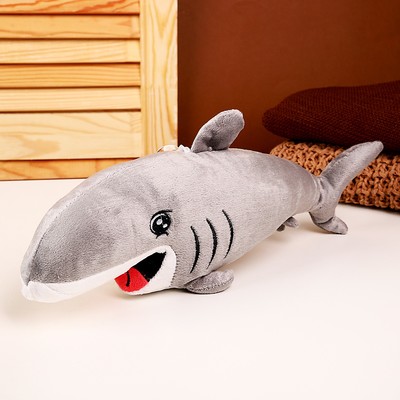 Мягкая игрушка «Акула», 39 см, цвет серый