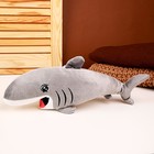 Мягкая игрушка «Акула», 39 см, цвет серый - Фото 2