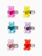 Кольцо Выбражулька «Мармеладный мишка», МИКС в серебре, безразмерное - Фото 1