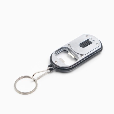 Фонарик брелок для ключей на кольце с открывашкой, от AG3