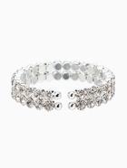 Браслет со стразами «Шайн», 2 ряда, белый в серебре  (артикул 9679729)  большой выбор товаров оптом и в розницу по низким ценам с доставкой