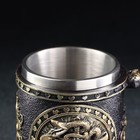 Кружка «HATE», 400 мл, нержавеющая сталь, цвет серебристый 9685842