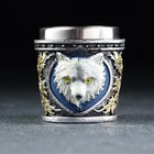 Стопка средневековая «Белый волк», 60 мл, нержавеющая сталь - Фото 2