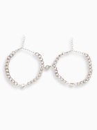 Браслеты парные «Неразлучники» на магните, сердце на крупных звеньях, цвет серебро - Фото 1