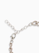 Браслеты парные «Неразлучники» на магните, сердце на крупных звеньях, цвет серебро - Фото 6