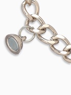 Браслеты парные «Неразлучники» на магните, сердце на крупных звеньях, цвет серебро - Фото 5